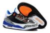 jordan 篮球鞋系列图片 J3童鞋新品童鞋运动篮球豹纹款黑蓝白桔
