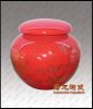 陶瓷茶叶罐、中国红陶瓷茶叶罐、景德镇唐龙陶瓷有限公司加工销售各式茶叶罐